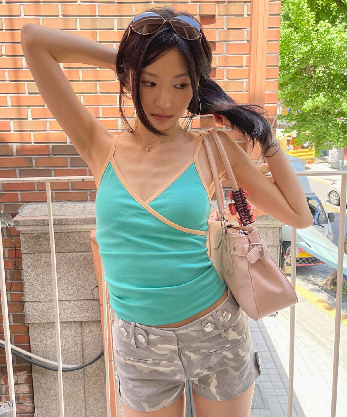 디망쉬(DIMANCHE) Holiday Top (Mint)