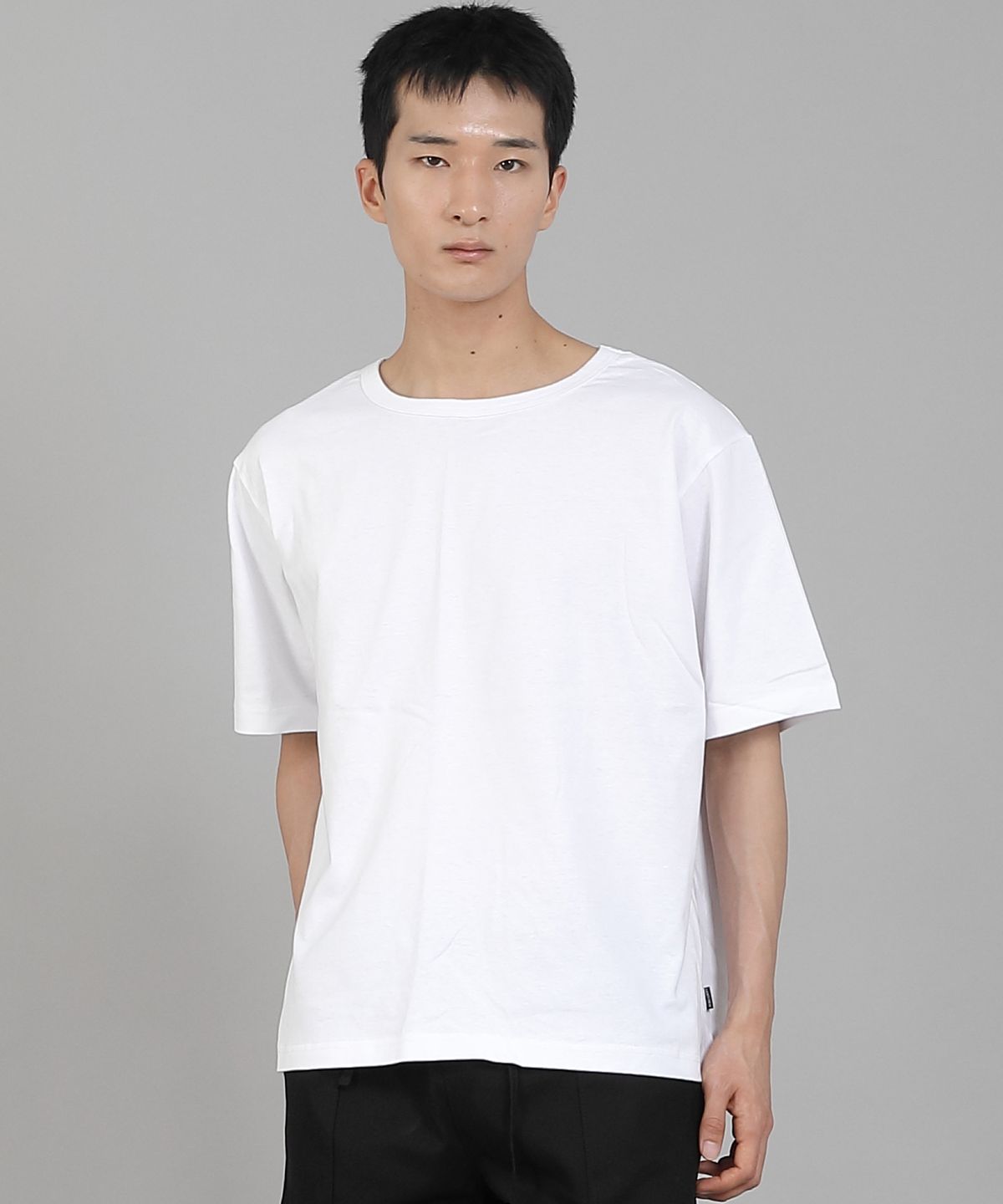 세인트크루(SAINTCREW) 무지 R넥 반팔티셔츠 RSR-880 화이트