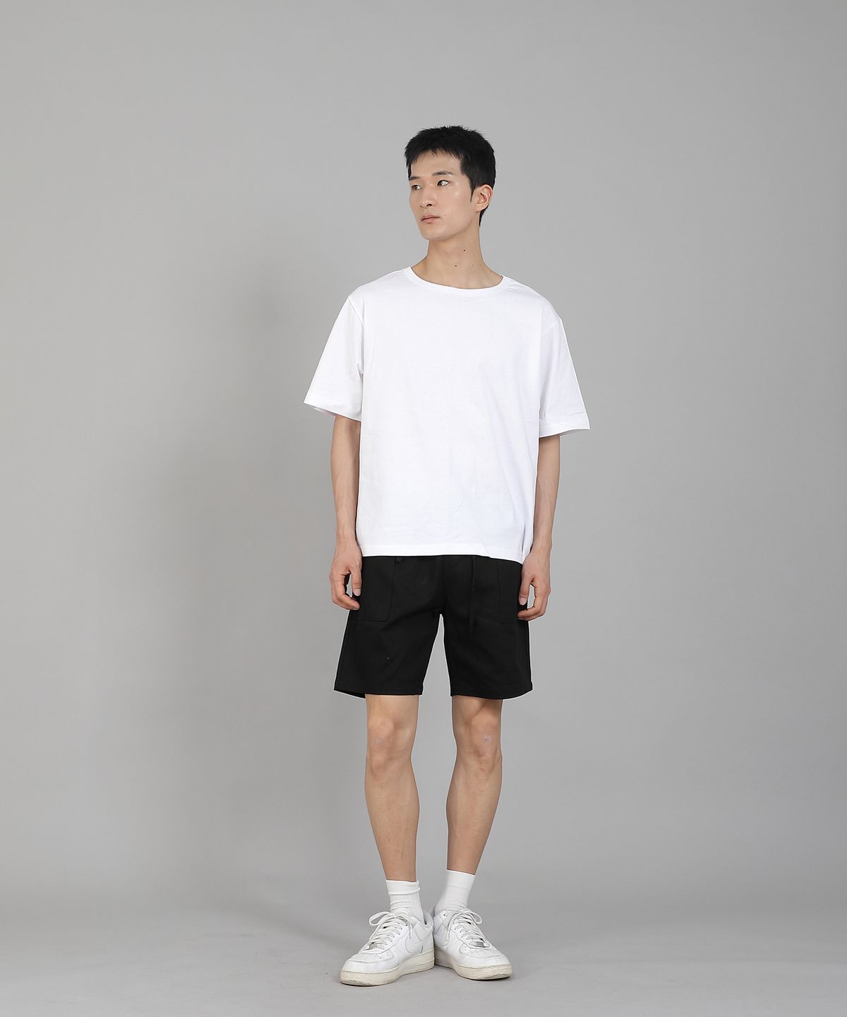 세인트크루(SAINTCREW) 무지 R넥 반팔티셔츠 RSR-880 화이트