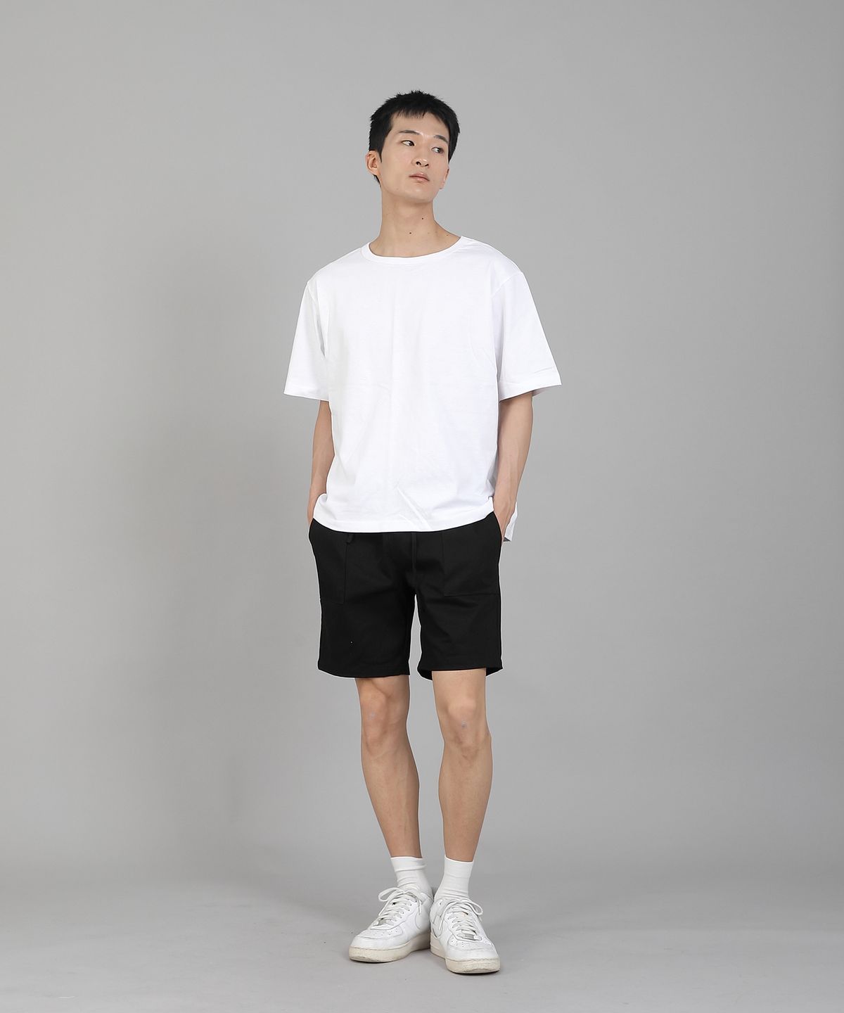 세인트크루(SAINTCREW) 무지 R넥 반팔티셔츠 RSR-880 화이트