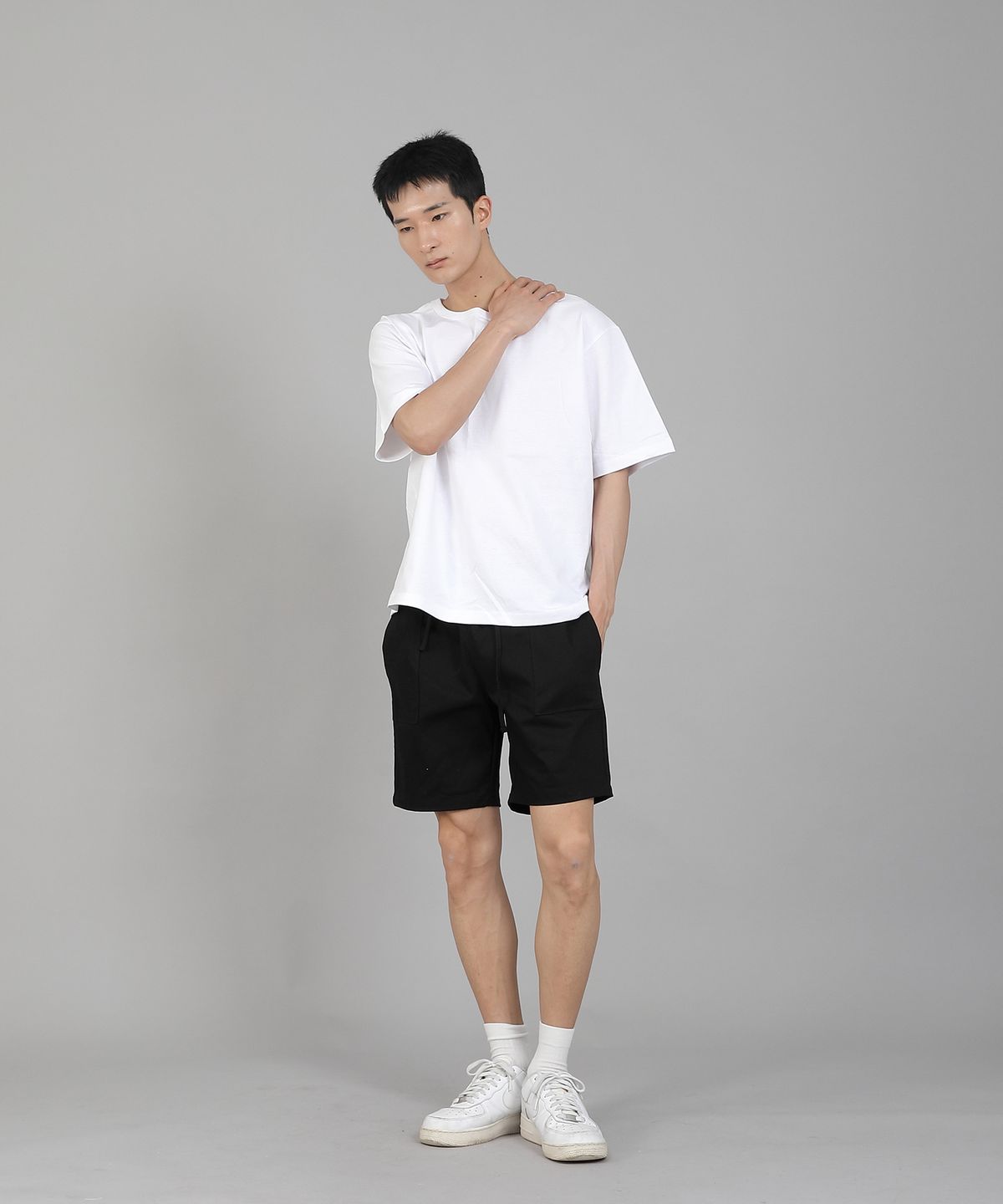 세인트크루(SAINTCREW) 무지 R넥 반팔티셔츠 RSR-880 화이트