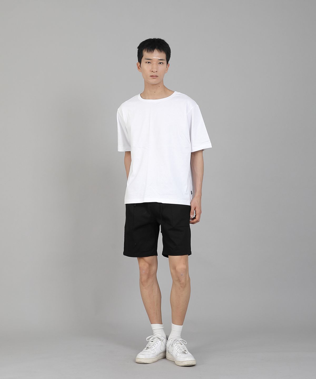 세인트크루(SAINTCREW) 무지 R넥 반팔티셔츠 RSR-880 화이트