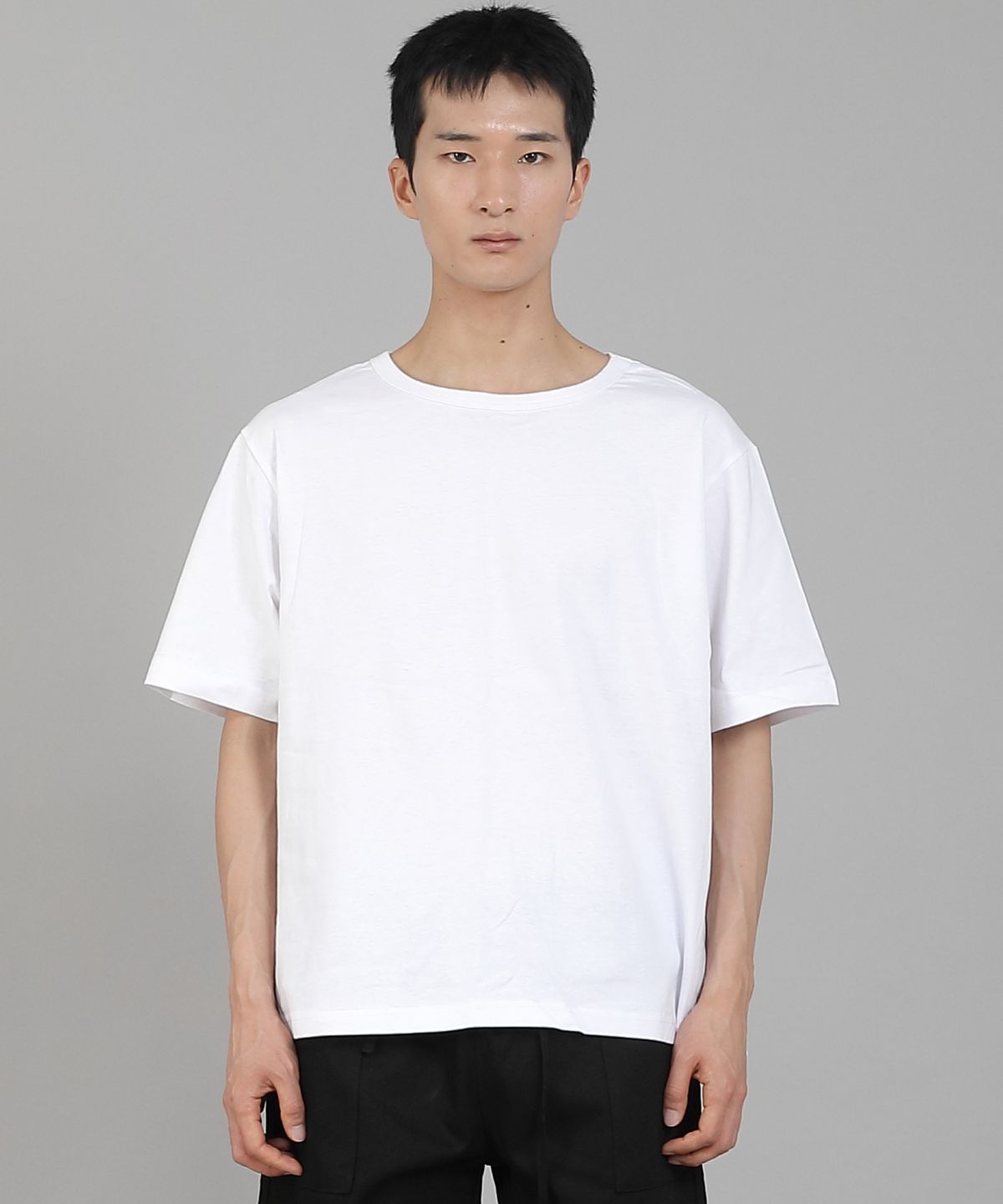 세인트크루(SAINTCREW) 무지 R넥 반팔티셔츠 RSR-880 화이트
