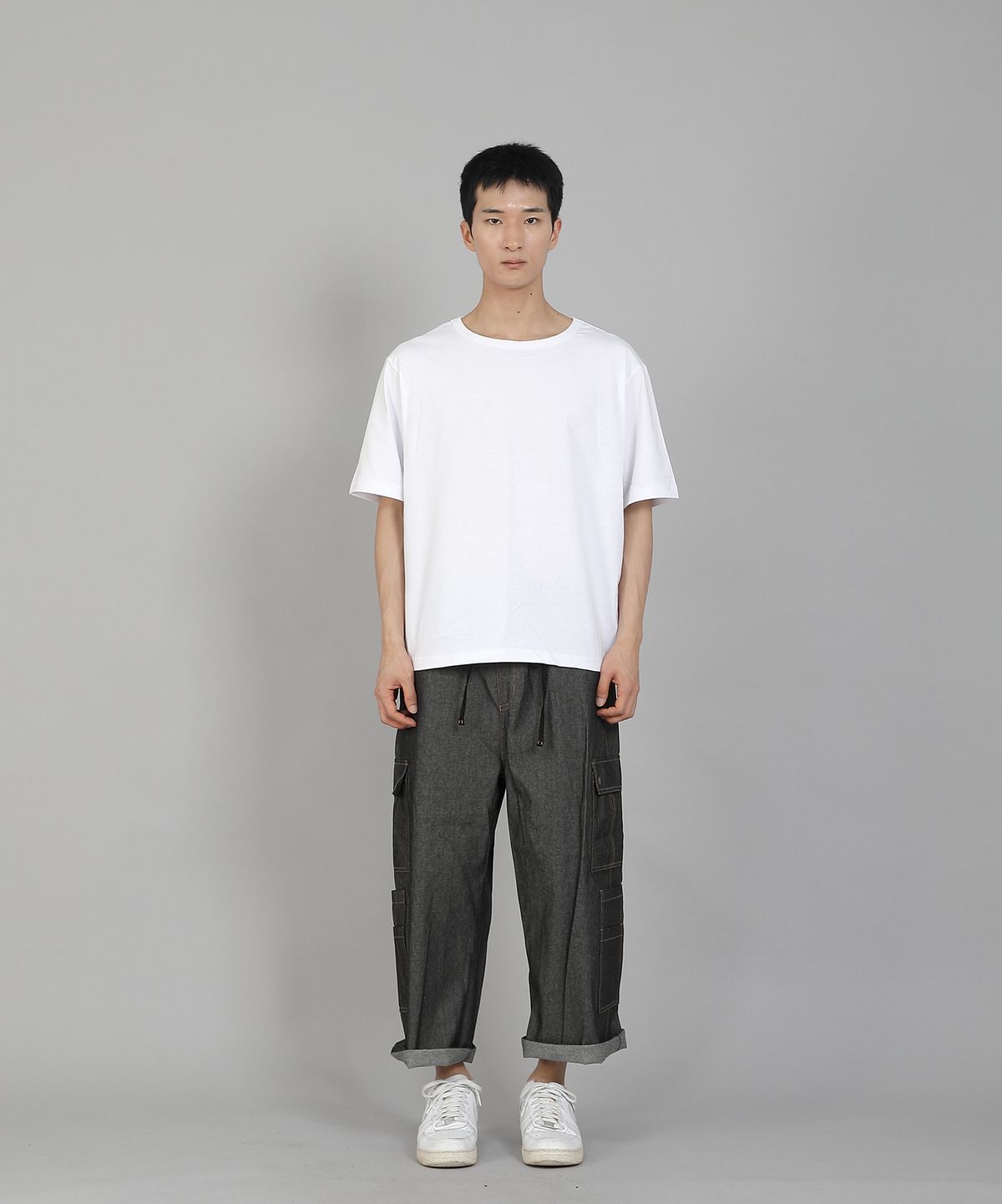 세인트크루(SAINTCREW) 무지 R넥 16s코튼 반팔티셔츠 RCS-892 화이트