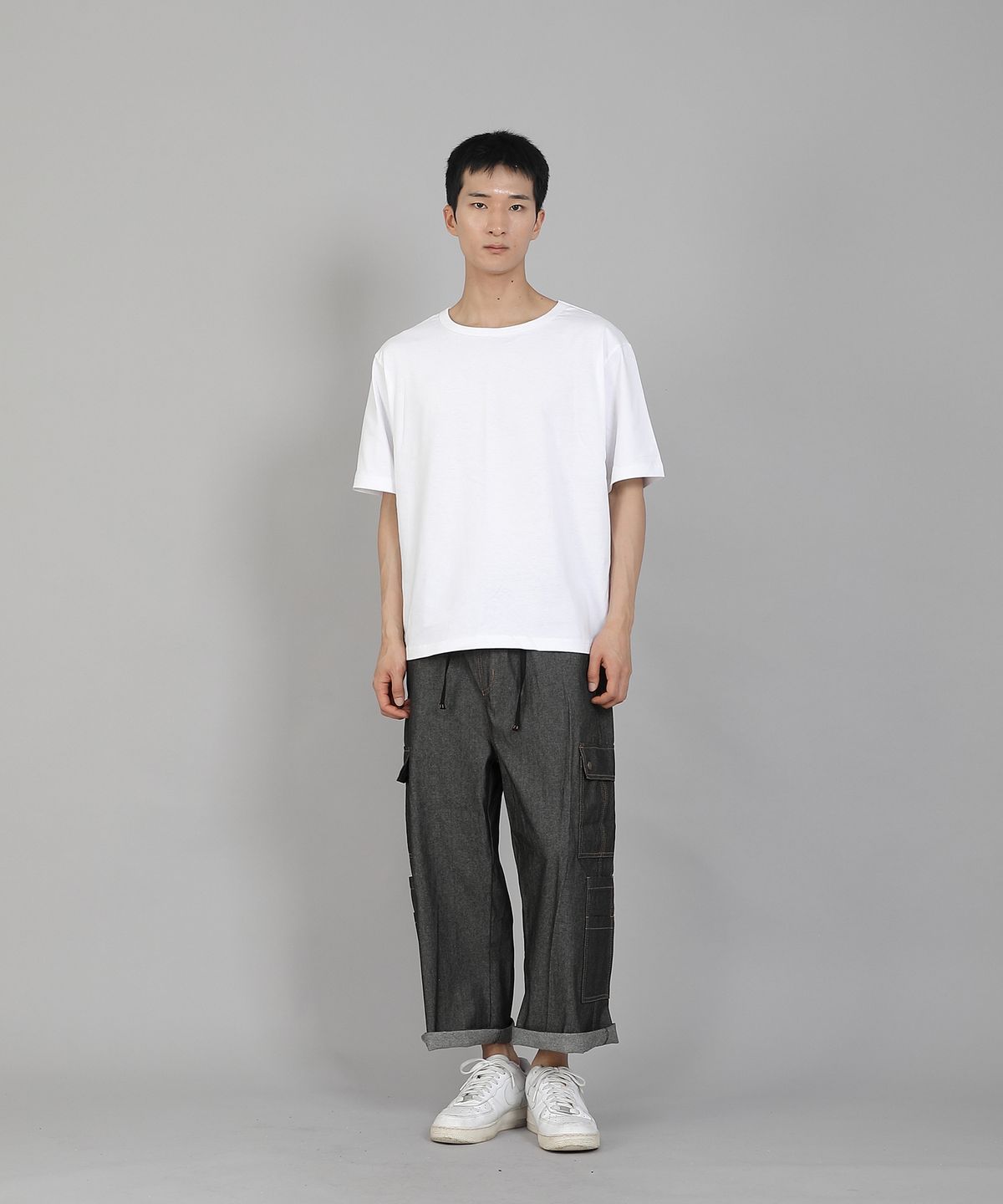세인트크루(SAINTCREW) 무지 R넥 16s코튼 반팔티셔츠 RCS-892 화이트