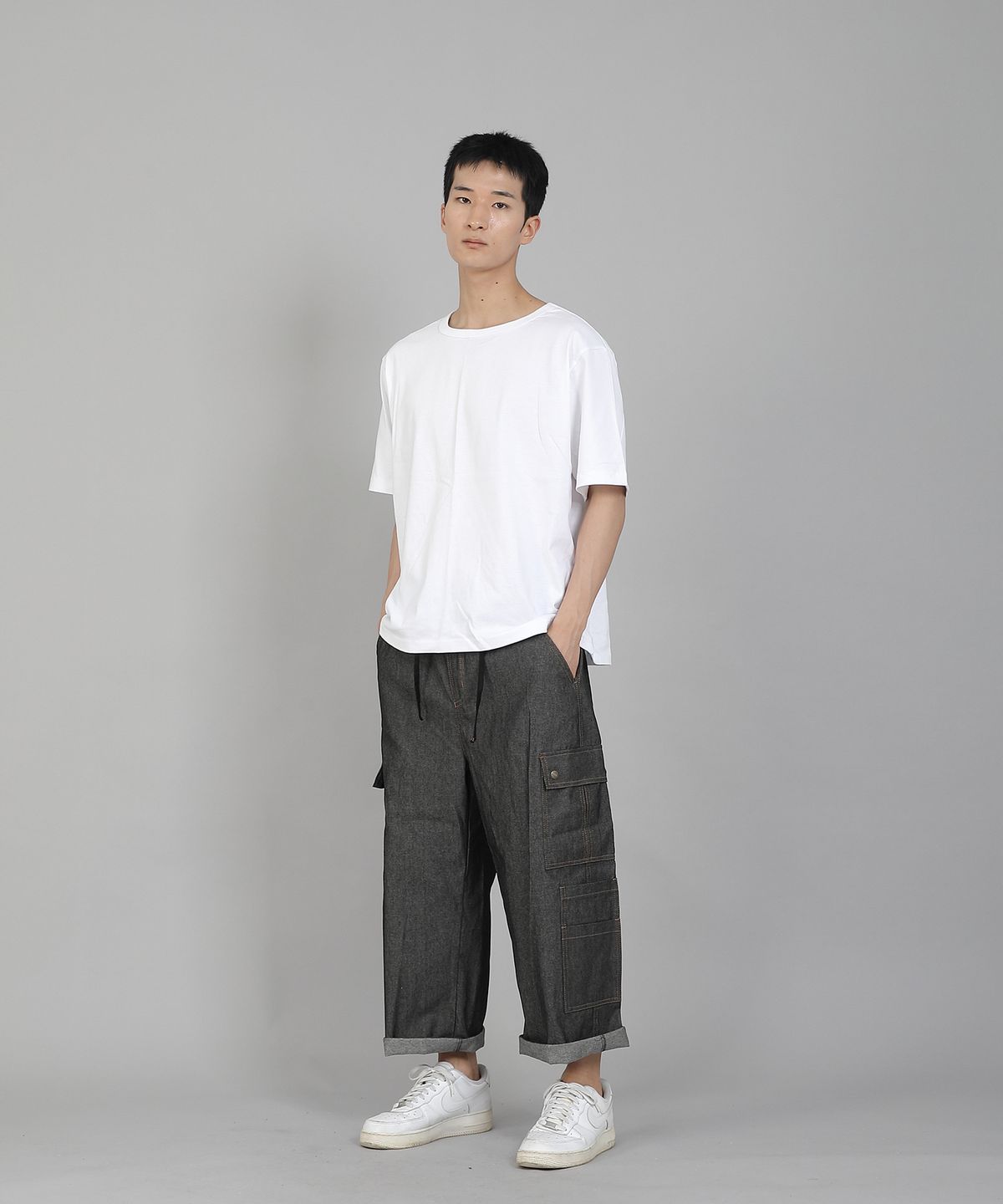 세인트크루(SAINTCREW) 무지 R넥 16s코튼 반팔티셔츠 RCS-892 화이트