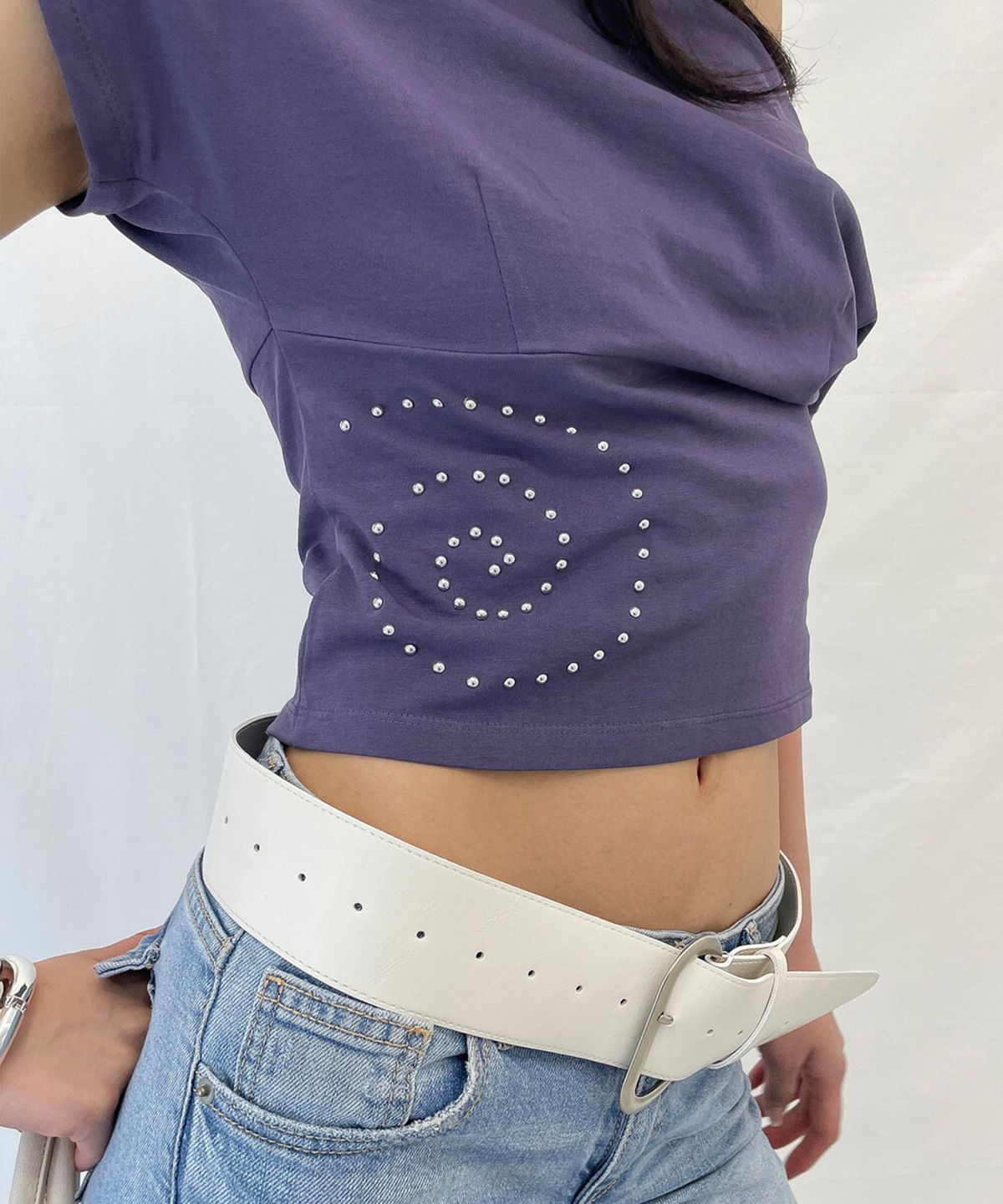 디망쉬(DIMANCHE) Soho Top (purple)