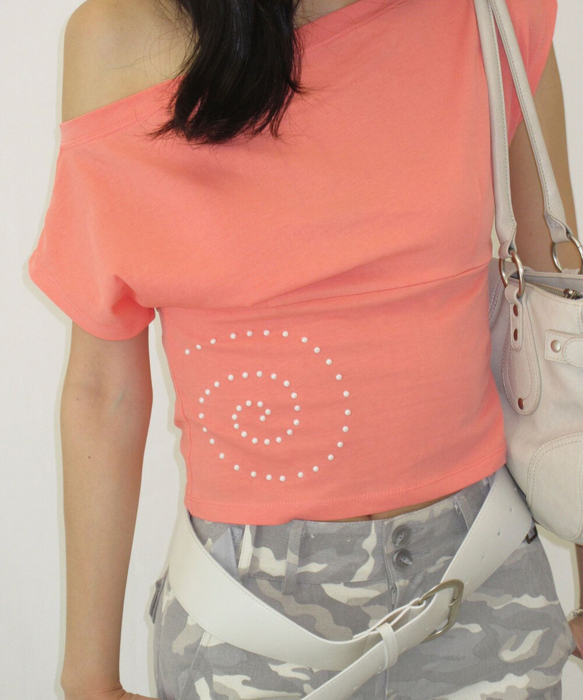 디망쉬(DIMANCHE) Soho Top (coral)