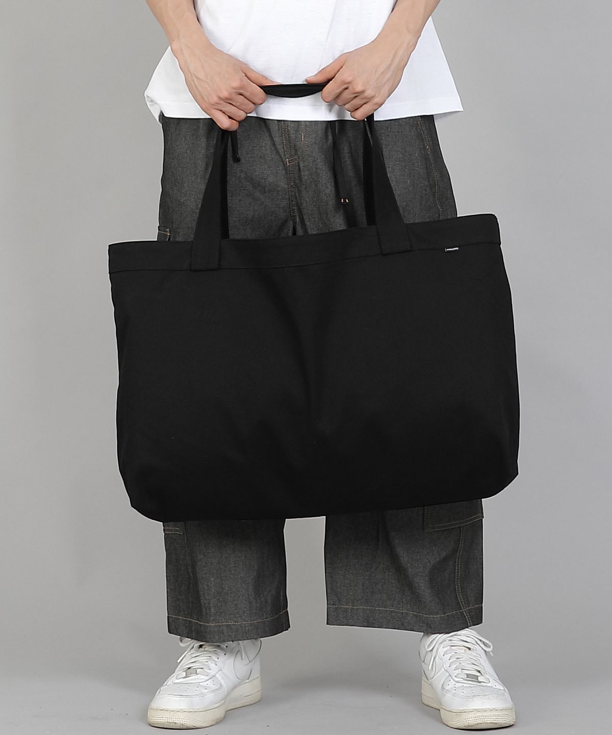 세인트크루(SAINTCREW) 무지 EX와이드 에코백 MPP-162 블랙