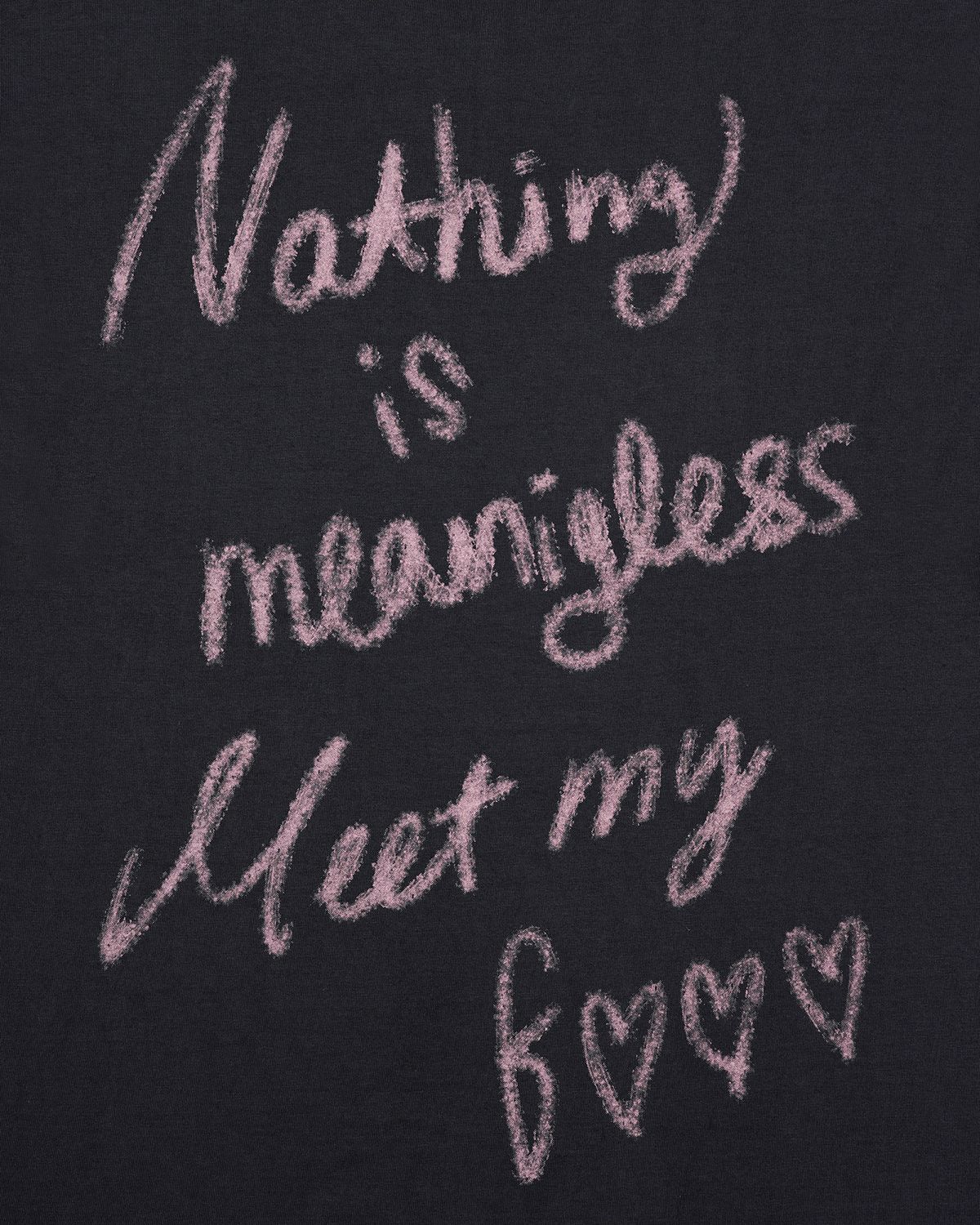 나밋마이포(NAH MEET MY 4) OIL PASTEL SCRIBBLE TEE CHARCOAL