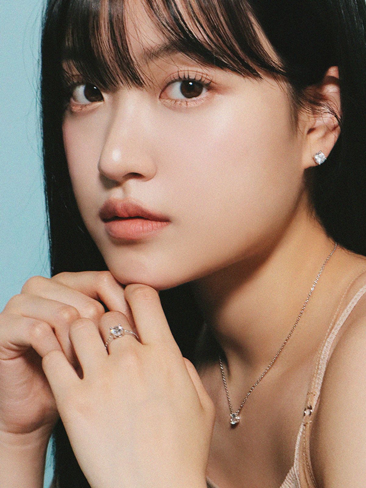 스몰굿띵(SMGT) 솔리테어 4프롱 큐빅 목걸이[1ct]