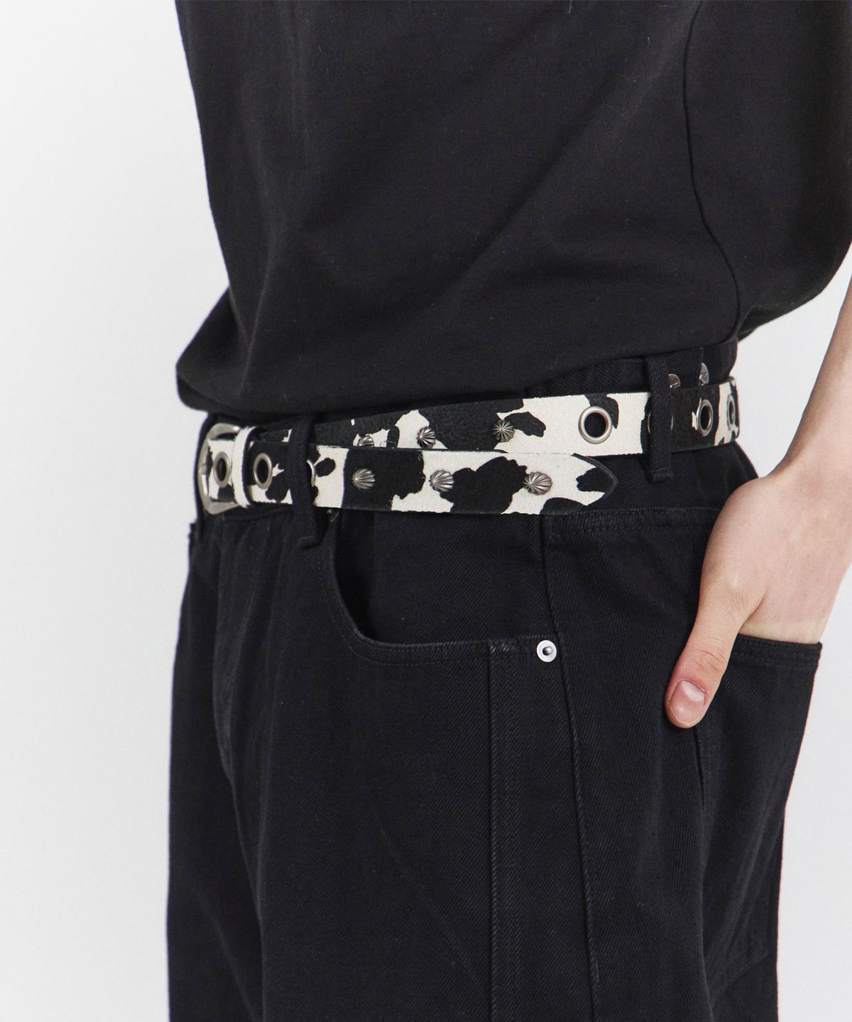 포스센스티브(FORCESENSITIVE) FST LEATHER  BELT (ZEBRA)