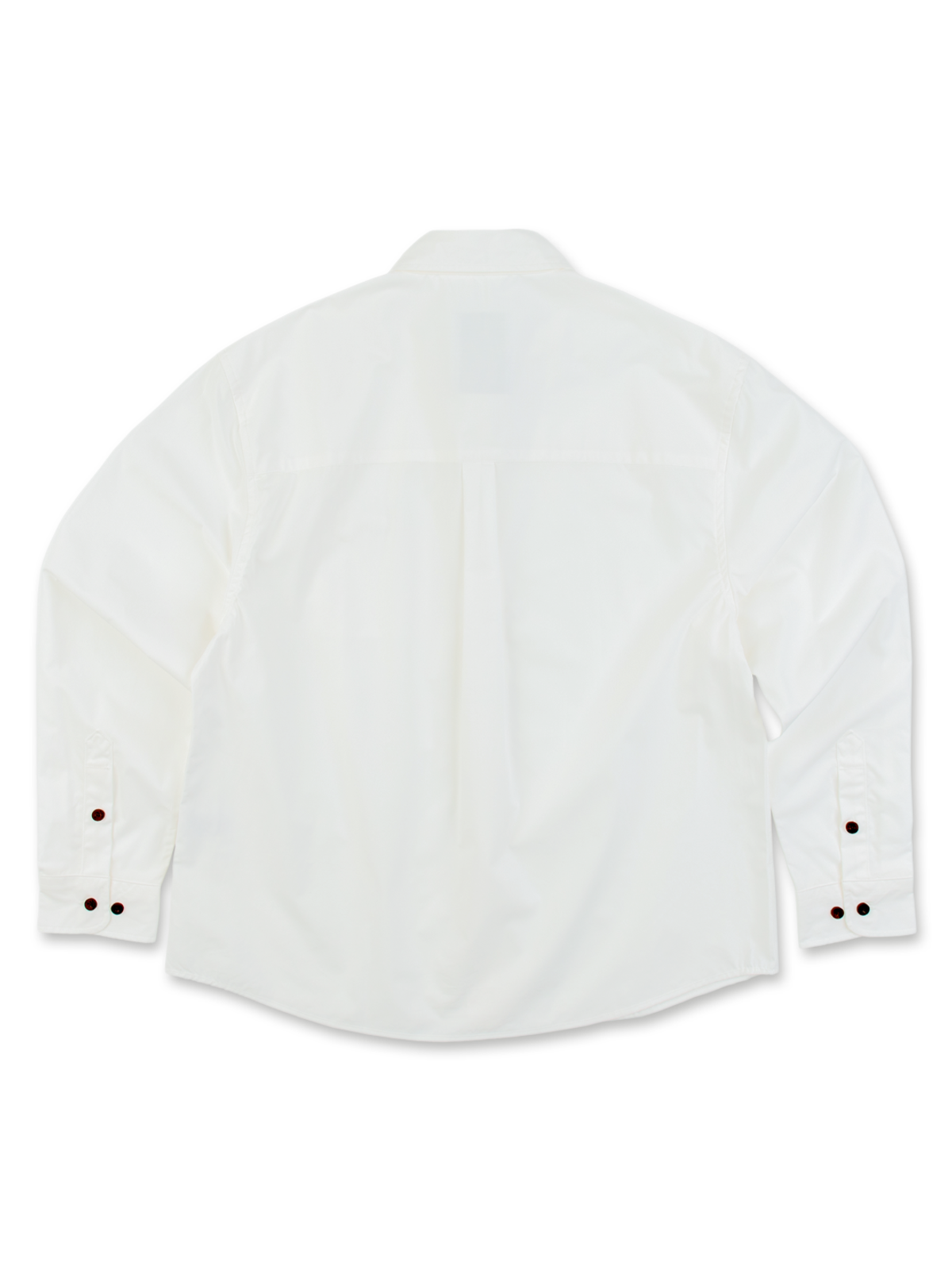 미디엄스(MEDIUMS) Slant Pocket Poplin Shirt - Off White(슬랜트 포켓 포플린 셔츠 - 오프 화이트)