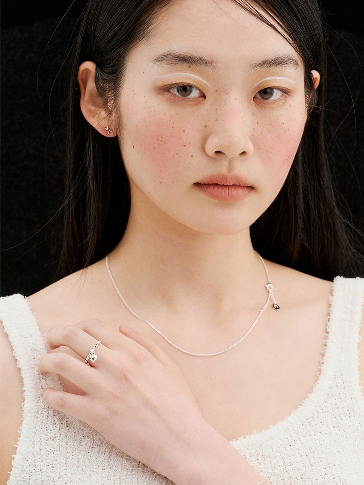 토우트(TOUT) heart ring 925 silver