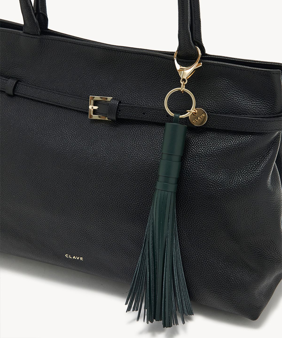 끌라베(CLAVE) LEATHER TASSEL CHARM (레더 테슬 참) [3color]