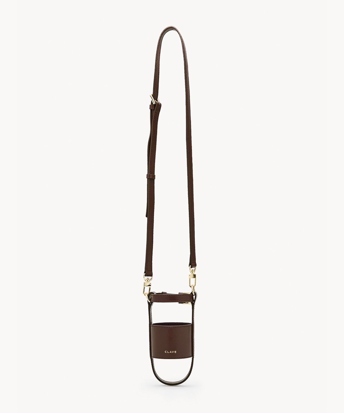 끌라베(CLAVE) 물병백 다크브라운 (WATER BOTTLE BAG Dark Brown)