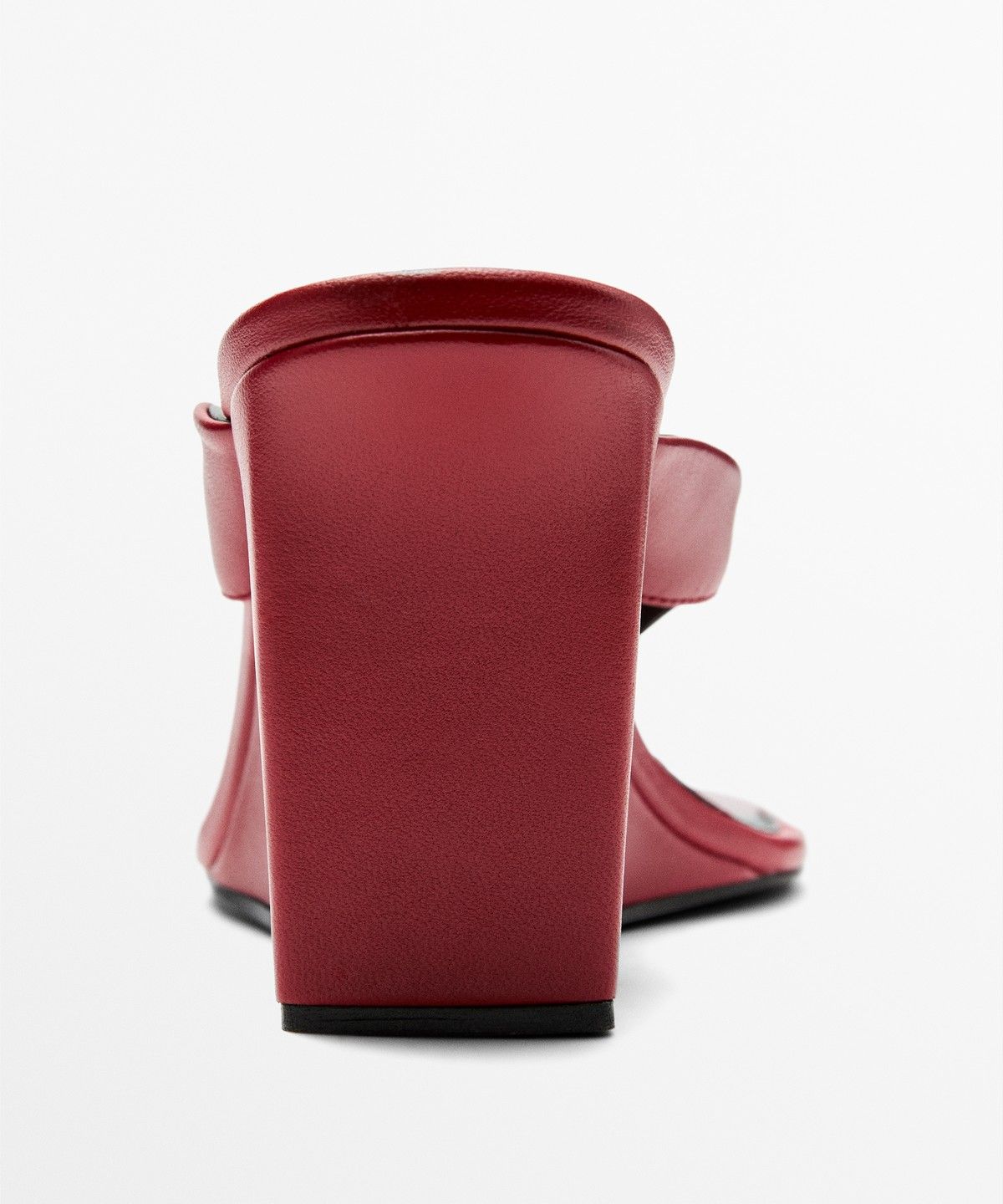 마시모두띠(MASSIMO DUTTI) 레더 웻지 샌들