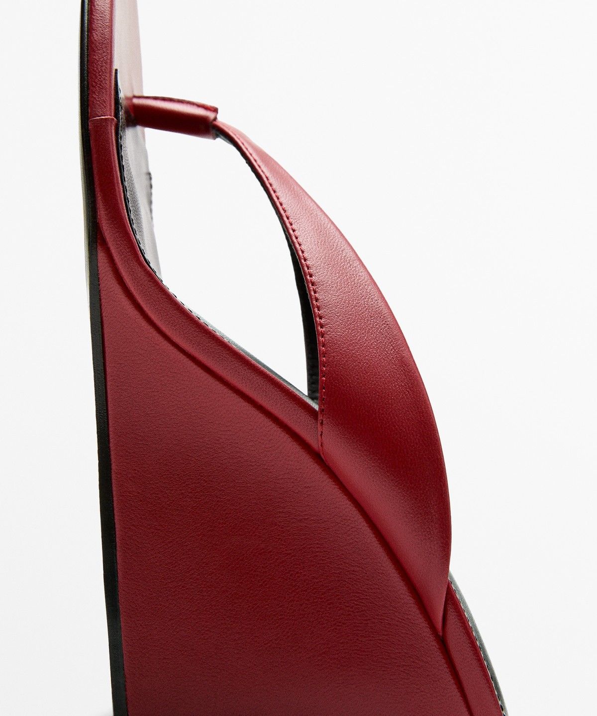 마시모두띠(MASSIMO DUTTI) 레더 웻지 샌들