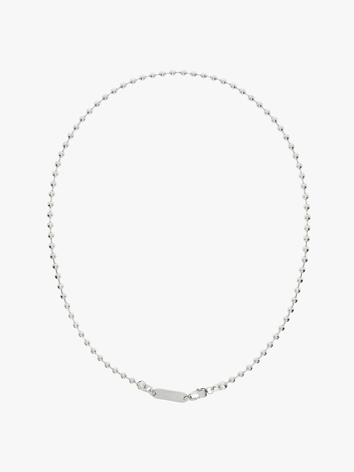 코지웨이브클럽(COZYWAVECLUB) BALL CHAIN NECKLACE 01