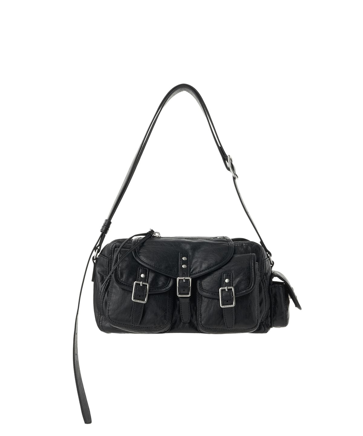 데뷔옹(DEBBYOUNG) BIKER BAG SMALL [BLACK]