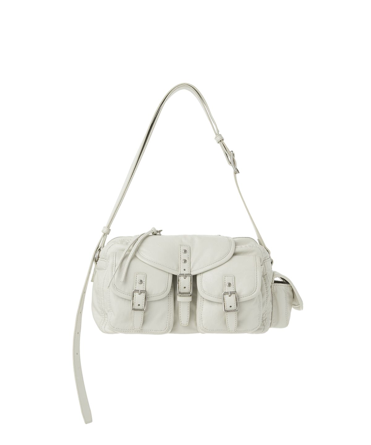 데뷔옹(DEBBYOUNG) BIKER BAG SMALL [IVORY]