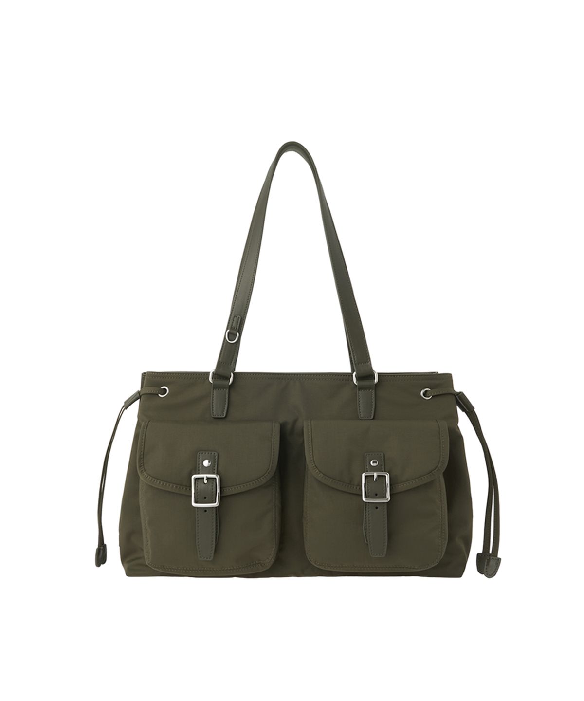 데뷔옹(DEBBYOUNG) NYLON POCKET BAG [KHAKI]