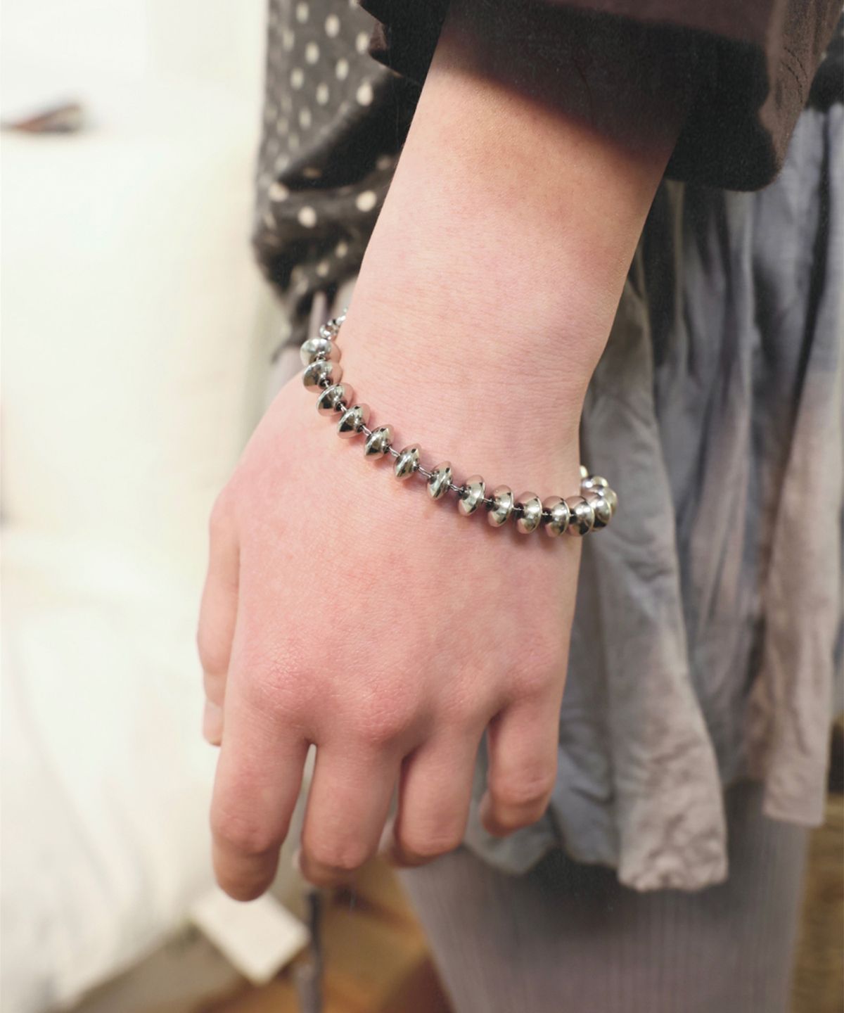 코지웨이브클럽(COZYWAVECLUB) BALL SERIES CHAIN BRACELET 02
