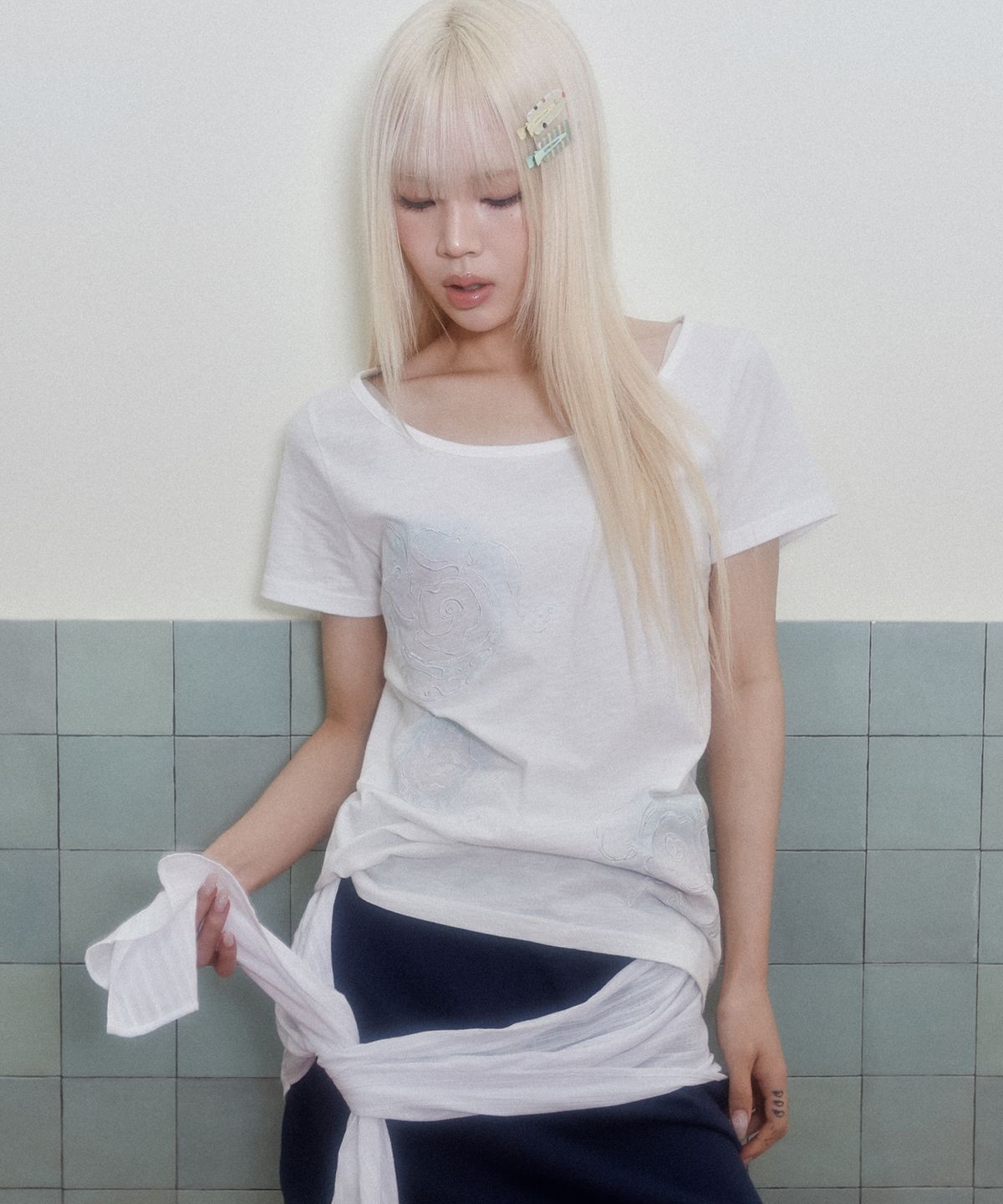 아이이이아이(IEEI) Bubble Bloom Tee