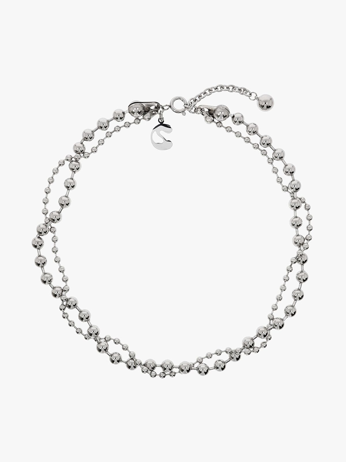 코지웨이브클럽(COZYWAVECLUB) TWIST NECKLACE_SILVER