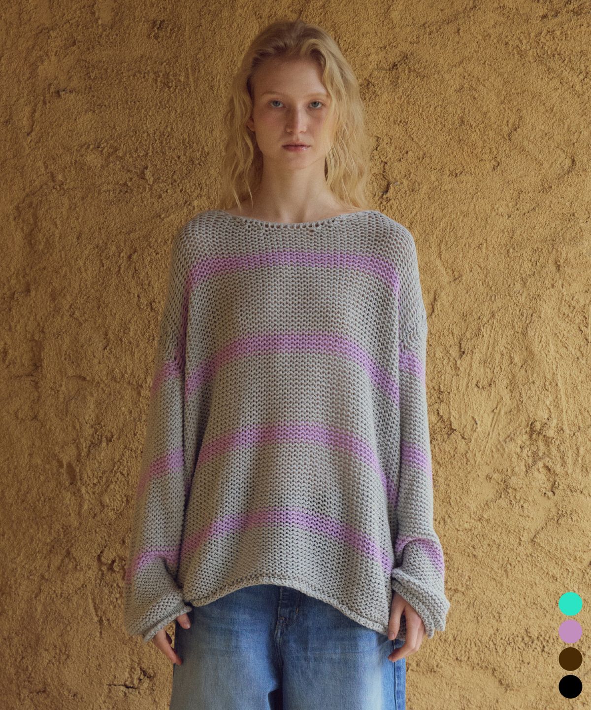 씨타(CITTA) Soft Cotton Stripe Knit_CTK273(4color)