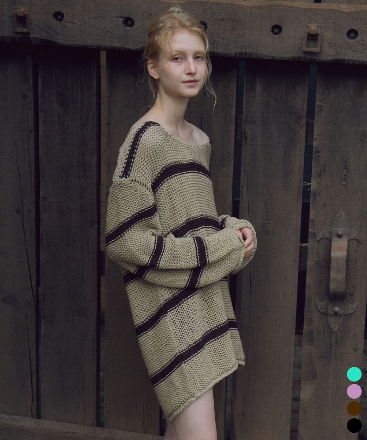 씨타(CITTA) Soft Cotton Stripe Knit_CTK273(4color)