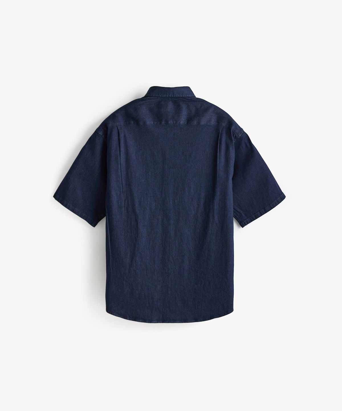 에스티코(STCO) Gentlemens Philosophy 6.5oz 소프트 데님 반소매 셔츠_생지 (릴렉스핏)_JDSXB34OSL