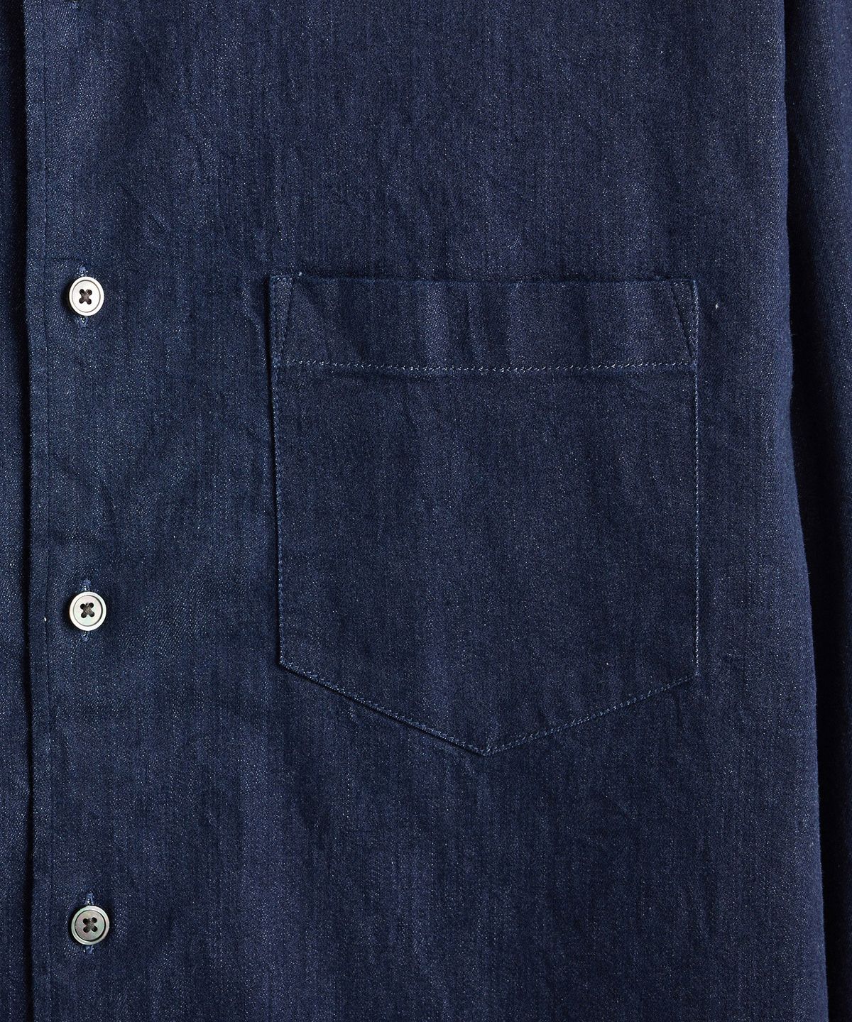에스티코(STCO) Gentlemens Philosophy 6.5oz 소프트 데님 셔츠_생지 (릴렉스핏)_JDSXZ34OSL