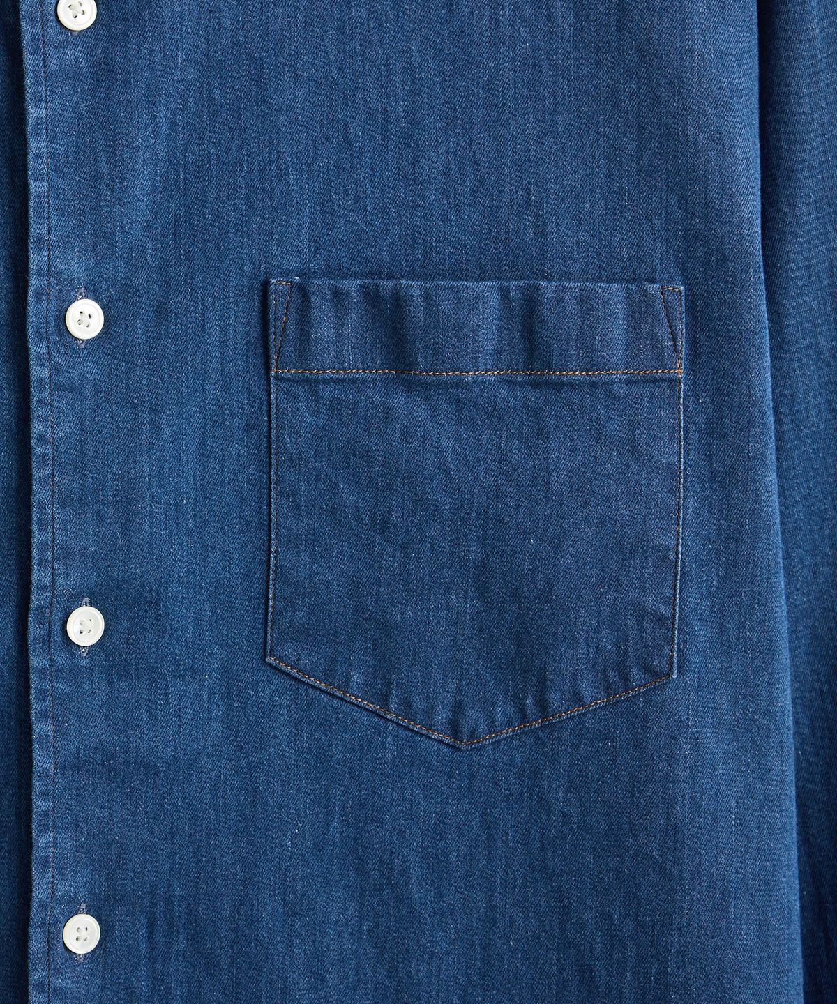 에스티코(STCO) Gentlemens Philosophy 6.5oz 소프트 데님 셔츠_진청 (릴렉스핏)_JDSXZ33OSL