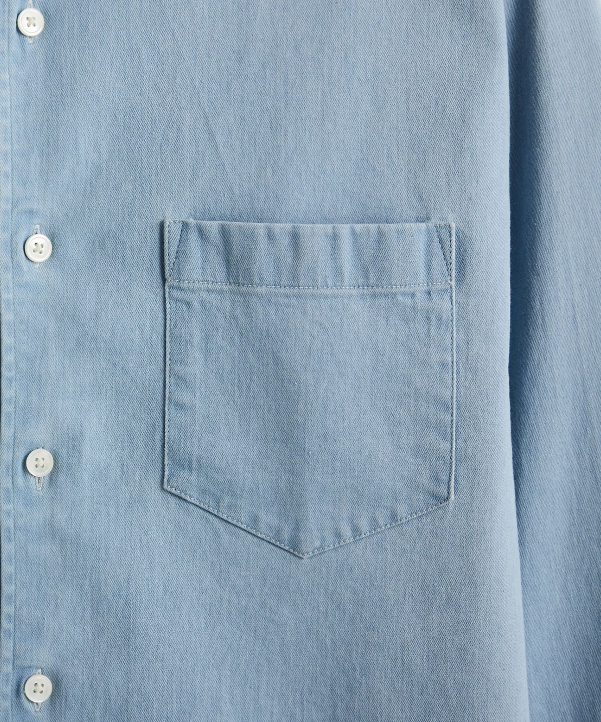 에스티코(STCO) Gentlemens Philosophy 6.5oz 소프트 데님 셔츠_연청 (릴렉스핏)_JDSXZ31OSL