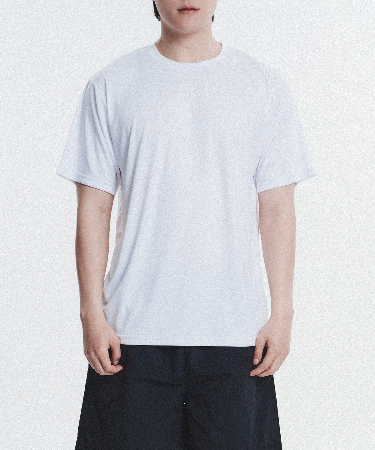 유나이티드 애슬(UNITED ATHLE) 4.4oz 드라이 리사이클 기능성 티셔츠_화이트