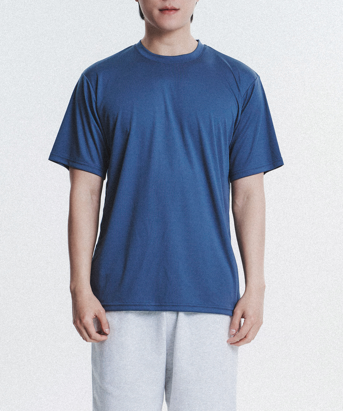 유나이티드 애슬(UNITED ATHLE) 4.4oz 드라이 리사이클 기능성 티셔츠_블루