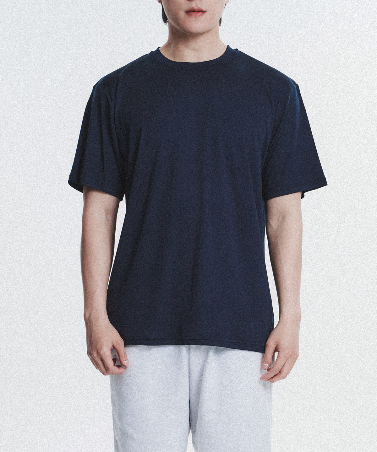 유나이티드 애슬(UNITED ATHLE) 4.4oz 드라이 리사이클 기능성 티셔츠_네이비