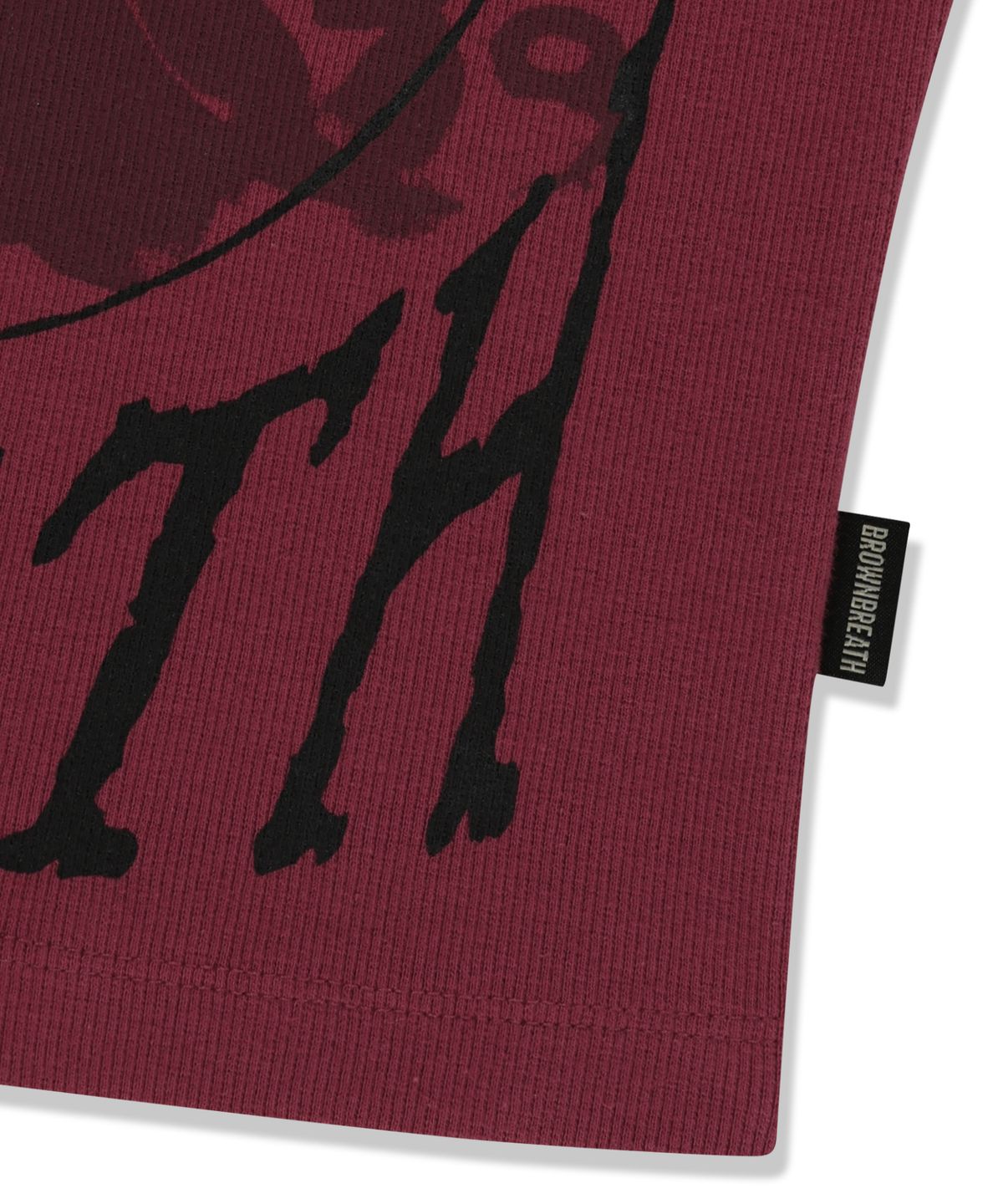 브라운브레스(BROWNBREATH) W SHADOW OF LEAF SLEEVELESS - RED