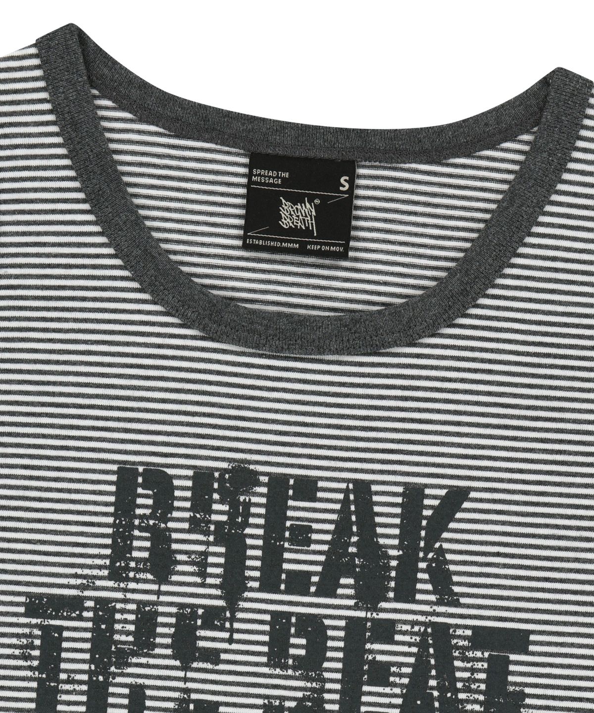 브라운브레스(BROWNBREATH) W BREAK THE BEAT SLEEVELESS - GREY