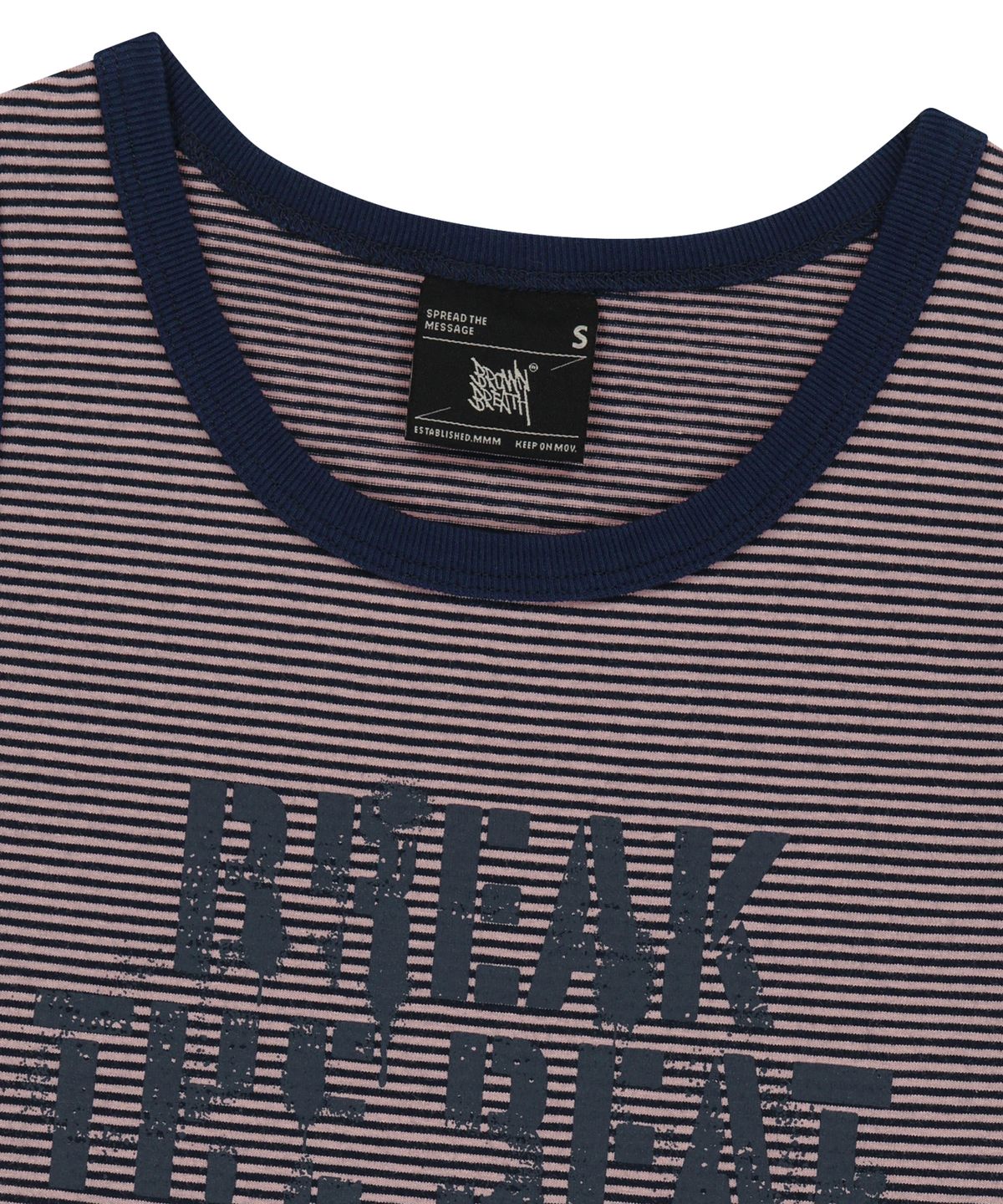브라운브레스(BROWNBREATH) W BREAK THE BEAT SLEEVELESS - PINK