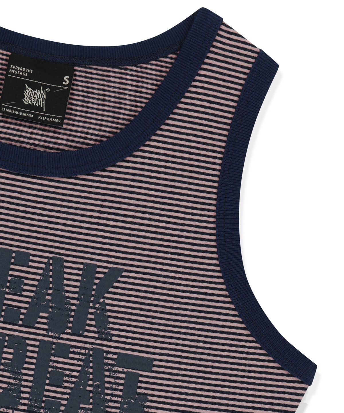 브라운브레스(BROWNBREATH) W BREAK THE BEAT SLEEVELESS - PINK