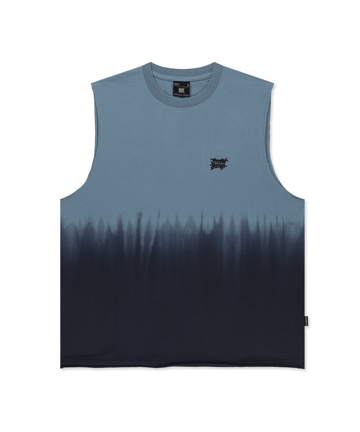 브라운브레스(BROWNBREATH) SURFING CUTTING SLEEVELESS - BLUE