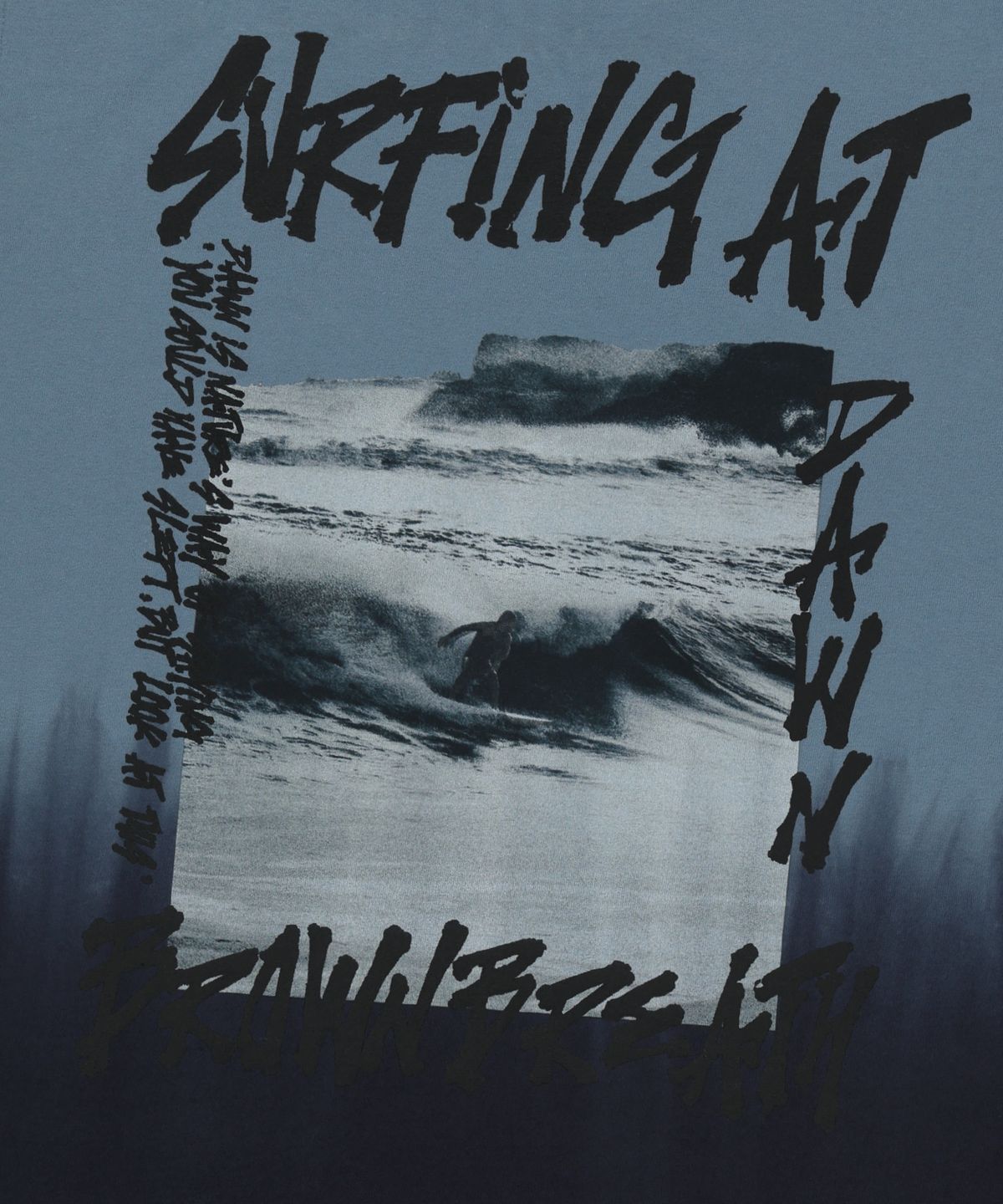 브라운브레스(BROWNBREATH) SURFING CUTTING SLEEVELESS - BLUE