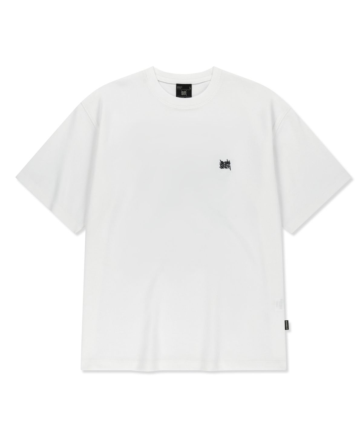 브라운브레스(BROWNBREATH) BB SURFING MESS TAG TEE - WHITE