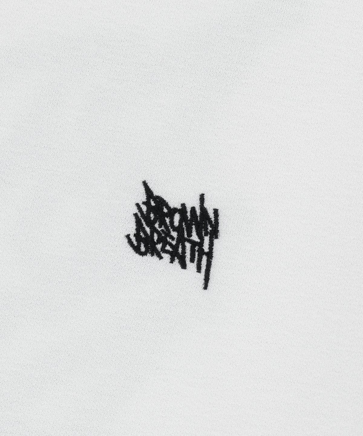 브라운브레스(BROWNBREATH) BB SURFING MESS TAG TEE - WHITE