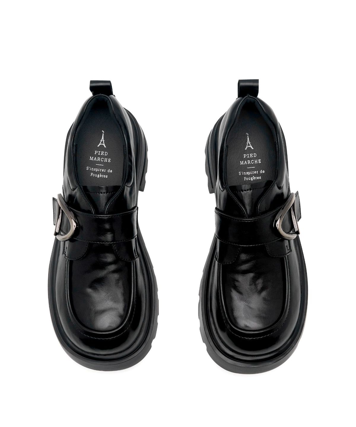 아삐에 마르슈(APIED MARCHE) Ligne 벨티드 소가죽 로퍼 6.5cm -PM3032 (1color)
