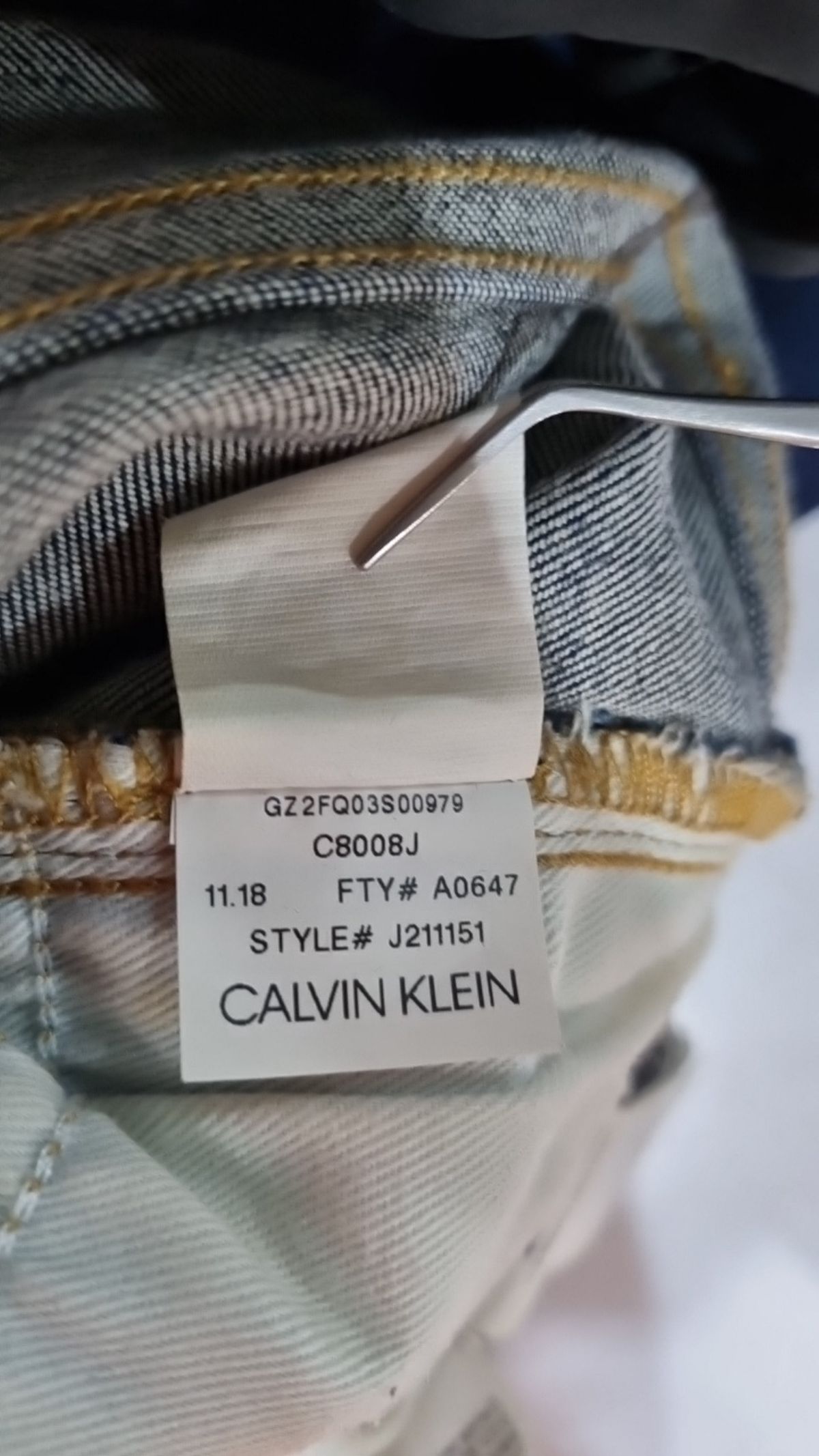 캘빈클라인 진(CALVIN KLEIN JEANS) 청/데님 팬츠 28