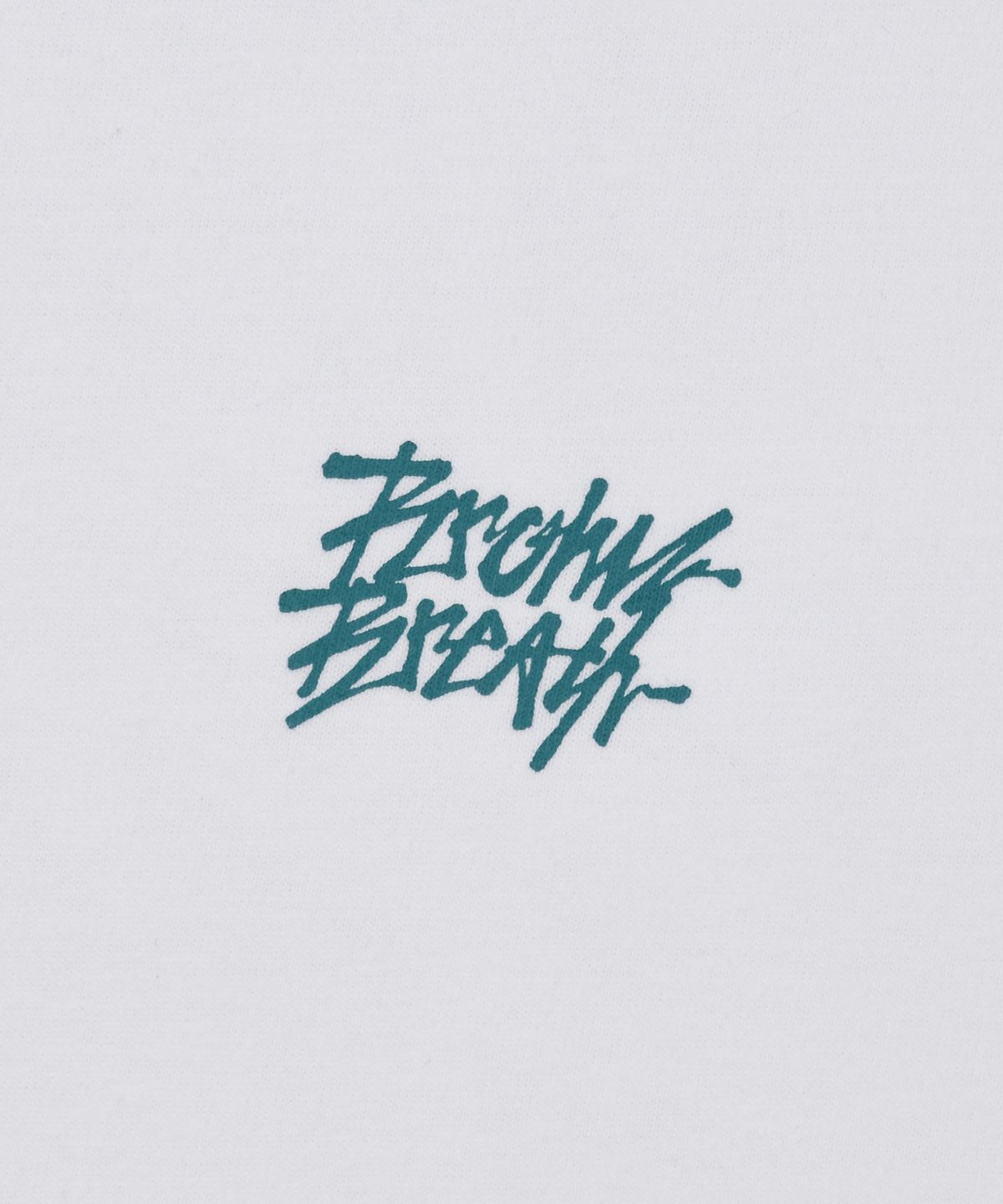 브라운브레스(BROWNBREATH) TROPICAL CRUSH TAG TEE - WHITE