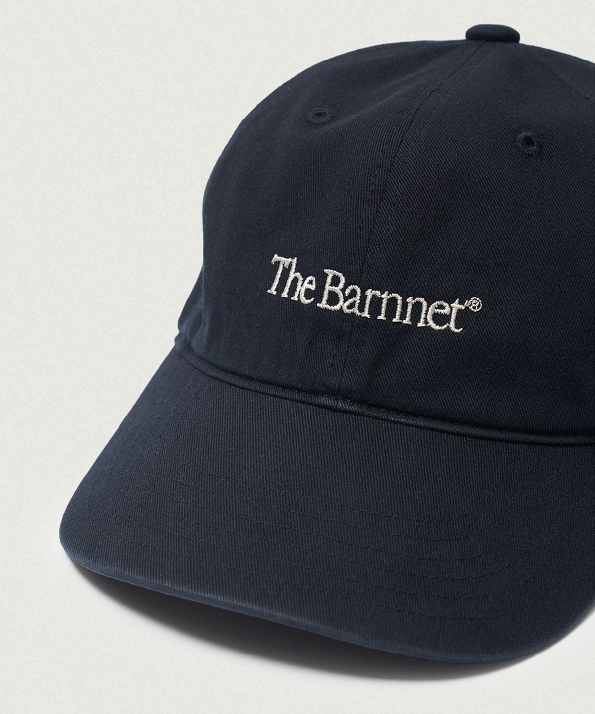 더바넷(THEBARNNET) Small Logo Ball Cap_Deep Navy